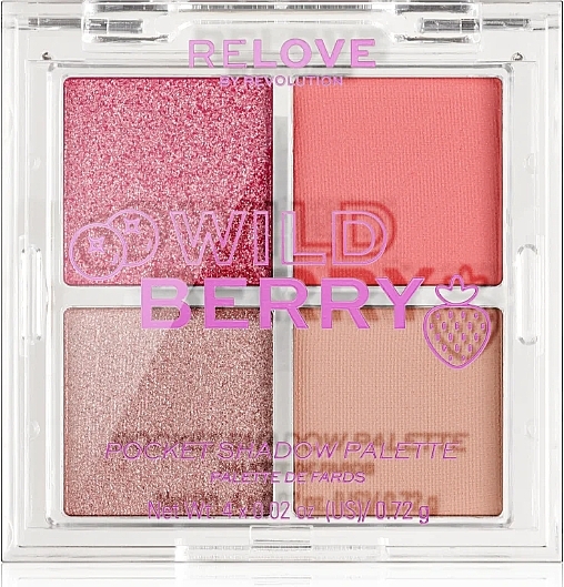 Eyeshadow Palette - Relove By Revolution Pocket Palette — photo N1