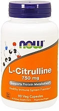 Dietary Supplement "L-Citrulline", 750 mg - Now Foods L-Citrulline Veg Capsules — photo N4