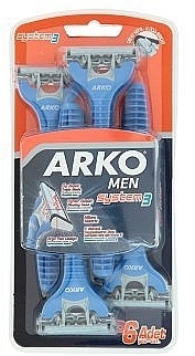 Razor 'T3 System. Triple Blade', 6 pcs - Arko Men — photo N2