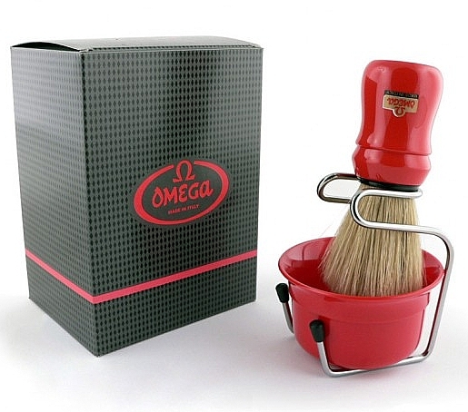 Shaving Set, 49.18, red - Omega — photo N12