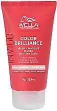 Caviar Lime Mask for Color-Treated, Normal & Thin Hair - Wella Professionals Invigo Color Brilliance Vibrant Color Mask — photo N2