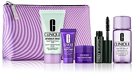 GIFT! Set - Clinique Gift (remover/30ml + f/soap/30ml + serum/5ml + eye/cr/5ml + mascara/3.5ml + bag) — photo N1