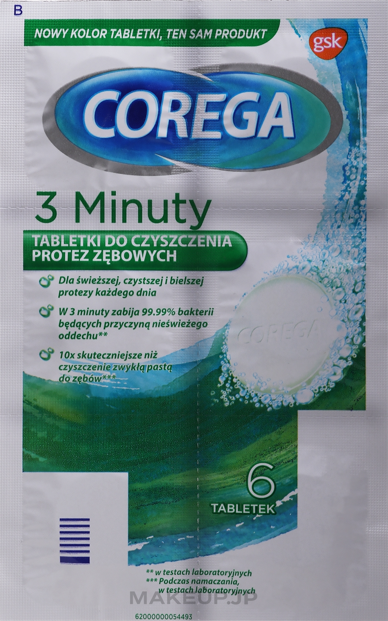 Denture Cleaning Tablets - Corega Bio Tabs Denture Cleaning — photo 6 szt.