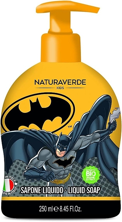 Batman Liquid Soap for Kids - Naturaverde Kids Batman Liquid Soap — photo N1
