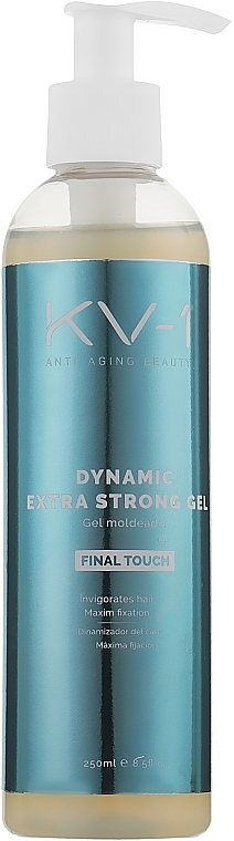 Extra Strong Hold Hair Styling Gel - KV-1 Final Touch Dynamic Extra Strong Gel — photo N1