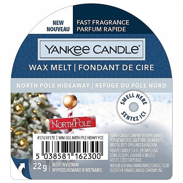 Scented Wax - Yankee Candle Wax Melt North Pole Hideaway — photo N1