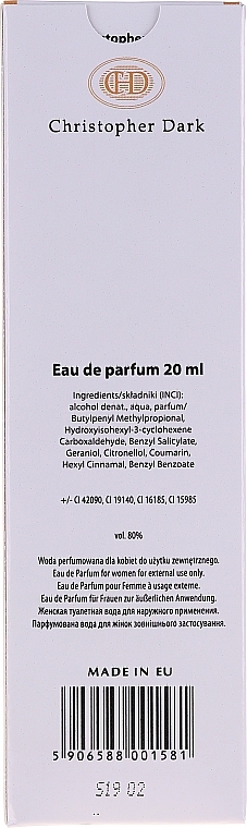 Christopher Dark Madame Charmant - Eau de Parfum (mini size) — photo N5