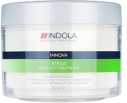 Fragrances, Perfumes, Cosmetics Repair Mask for Damaged Hair - Indola Innova Repair Rinse Off Treatment