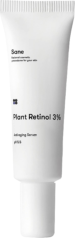 Retinol Face Serum - Sane Plant Retinol 3% + Vitamin F 2% Anti-aging Serum pH 5.5 — photo N3