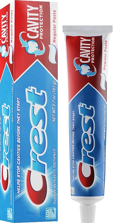 Toothpaste - Crest Cavity Protection Regular Paste — photo N2