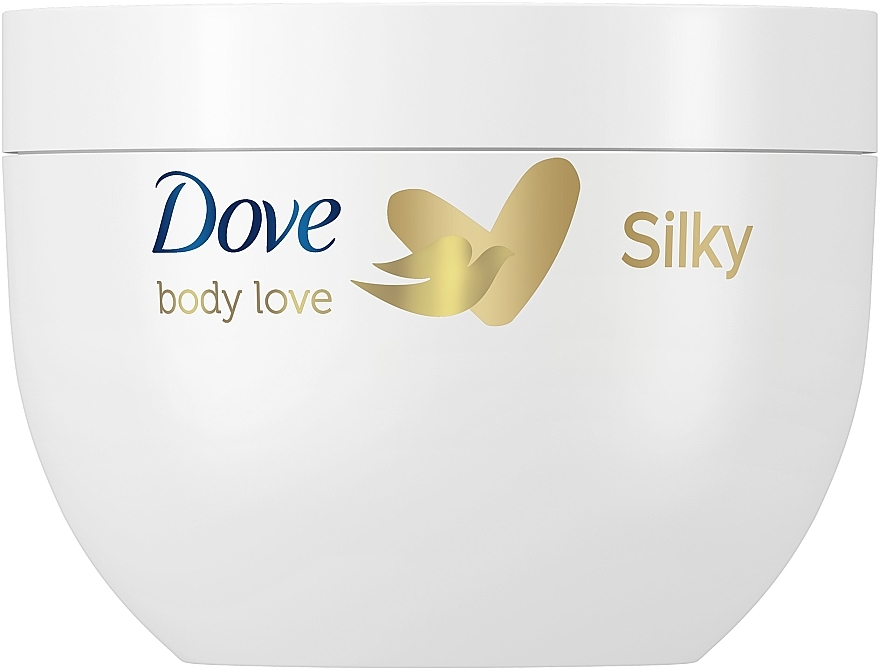 Body Cream "Moisturizing and Silk Nourishment" - Dove  — photo N2