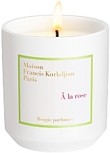 Fragrances, Perfumes, Cosmetics Maison Francis Kurkdjian A La Rose - Perfumed Candle