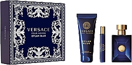 Versace Dylan Blue Pour Homme - Set (edt/100ml + sh/gel/150ml + edt/10ml) — photo N4