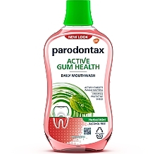 Mouthwash - Parodontax Active Gum Health Herbal Mint Mouthwash — photo N1