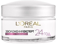 Fragrances, Perfumes, Cosmetics Hydration Expert Face Cream for Dry & Sensitive Skin - L'Oreal Paris Face Cream