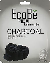 Fragrances, Perfumes, Cosmetics Charcoal Sheet Mask - Eco Be Charcoal Mask