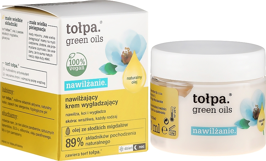 Moisturizing Face Cream - Tolpa Green Oils Moisturizing Cream — photo N1