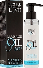 Fragrances, Perfumes, Cosmetics Vanilla Massage Oil - Sezmar Collection