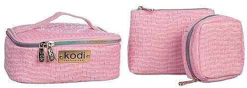 Cosmetic Bag 3 in 1, pink - Kodi Professional — photo N1