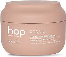 Fragrances, Perfumes, Cosmetics Revitalizing Mask for Dry and Damaged Hair - Montibello HOP Ultra Repair Mask