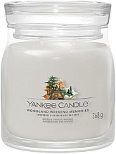 Fragrances, Perfumes, Cosmetics Woodland Weekend Memories Scented Candle in Jar, 2 wicks - Yankee Candle Singnature