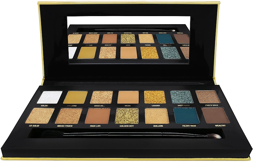 Eyeshadow Palette - W7 24K Gold Rush Eyeshadow Palette — photo N7