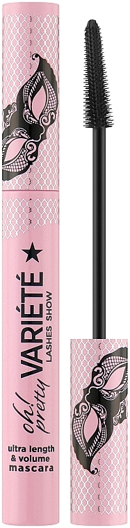 Mascara - Eveline Cosmetics Variete Lashes Show Oh Pretty Lengthening Volumizing Mascara — photo N1