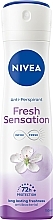 Fragrances, Perfumes, Cosmetics Deodorant Antiperspirant Spray for Women - Nivea Fresh Sensation Antiperspirant Antibacterial