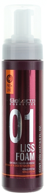 Strong Hold Smoothing Foam - Salerm Pro Line Liss Foam — photo N1