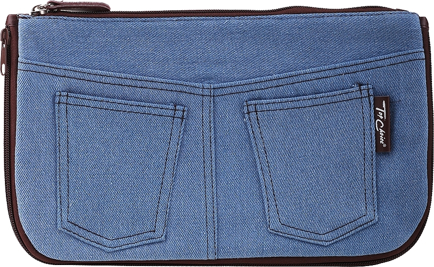 Makeup Bag "Real Jeans. Denim", 94545, dark blue - Top Choice — photo N1