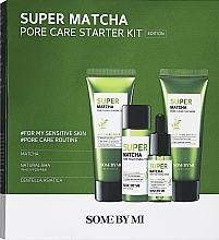 Set - Some By Mi Super Matcha Pore Care Starter Kit (gel/45ml + mask/42g + toner/30ml + f/ser/10ml) — photo N1