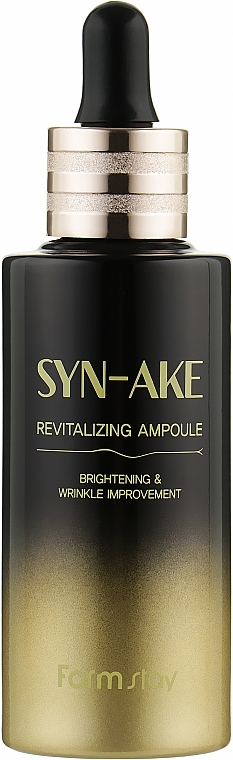 Anti-Aging Face Serum with Snake Venom Peptide - Farm Stay Syn-Ake Revitalizing Ampoule — photo N3