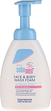 Fragrances, Perfumes, Cosmetics Baby Face & Body Foam - Sebamed Face & Body Wash Foam
