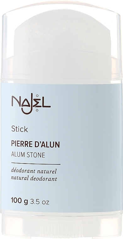 Natural Deodorant - Najel Alumstone Deodorant Stick — photo N1