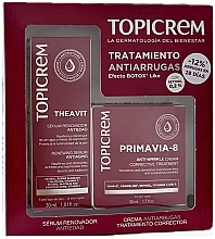 Fragrances, Perfumes, Cosmetics Set - Topicrem AH Primavia-8 & Theavit (f/cr/50ml + serum/30ml)