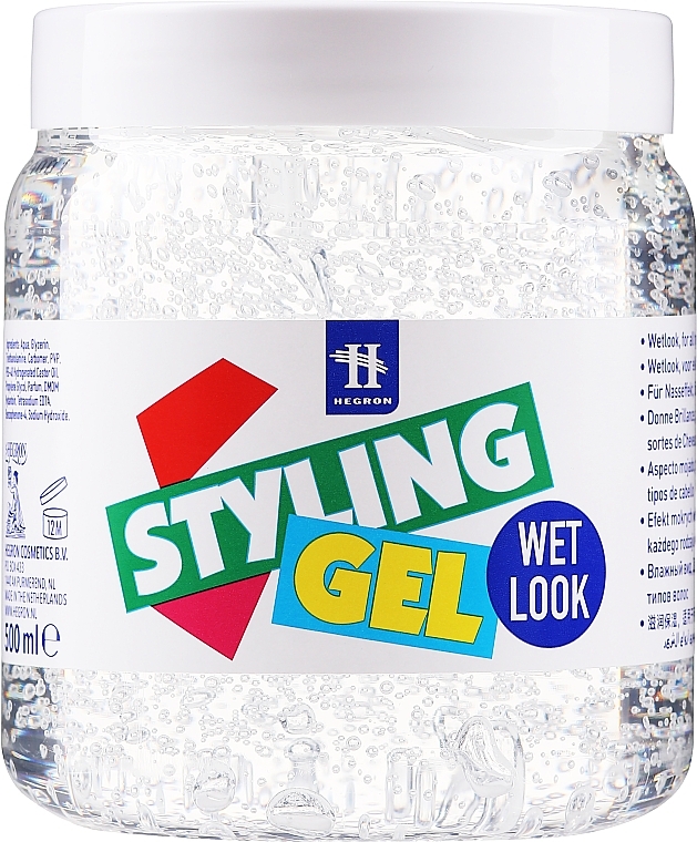 Hair Styling Gel 'Wet Effect' - Hegron Styling Gel Wet Look — photo N8