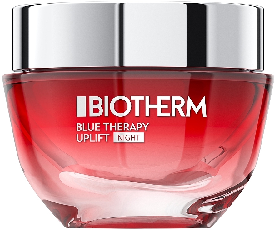 Night Face Cream - Biotherm Blue Therapy Red Algae Uplift Night Cream — photo N1