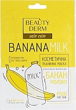 Fragrances, Perfumes, Cosmetics Sheet Mask - Beauty Derm Banana Milk Face Mask
