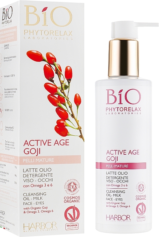 Cleansing Milk - Phytorelax Laboratories Active Age Goji Cleansing Oil-Milk — photo N3