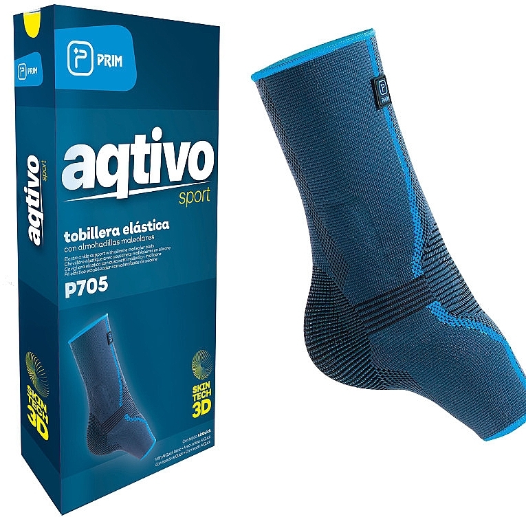 Elastic Ankle & Foot Brace, size M - Prim Aqtivo Sport — photo N1