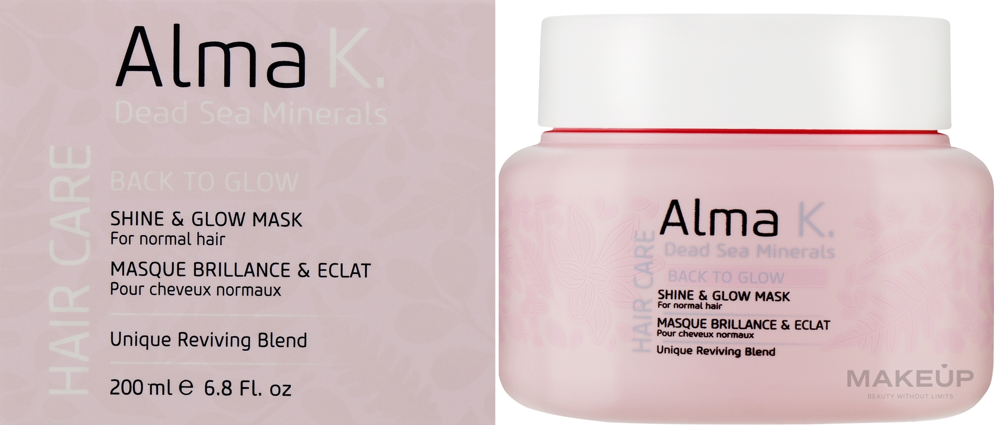 Shine & Glow Hair Mask - Alma K. Back To Glow Shine & Glow Mask — photo 200 ml