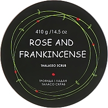 Fragrances, Perfumes, Cosmetics Thalasso Body Scrub "Rose & Frankincense" - ChistoTel