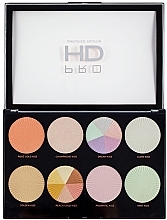 Highlighter Palette - Makeup Revolution Pro HD Palette Glow Getter — photo N9