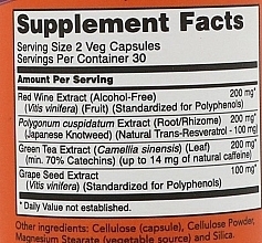 Natural Resveratrol, antioxidant 50mg - Now Foods Natural Resveratrol — photo N4