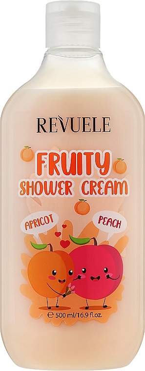 Apricot & Peach Shower Cream - Revuele Fruity Shower Cream Apricot and Peach — photo N1