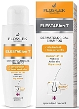 Fragrances, Perfumes, Cosmetics Anti-Dandruff Shampoo "Oily Dandruff" - Floslek Elestabion T Dermatological Shampoo Oily Dandruff And Tinea Versicolor