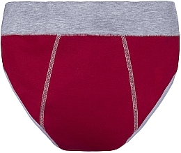 Menstrual Panties for Women 'Sport +', bordo - BNB — photo N3