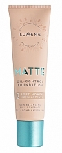 Mattifying Foundation - Lumene Matte Oil-control Foundation — photo N3