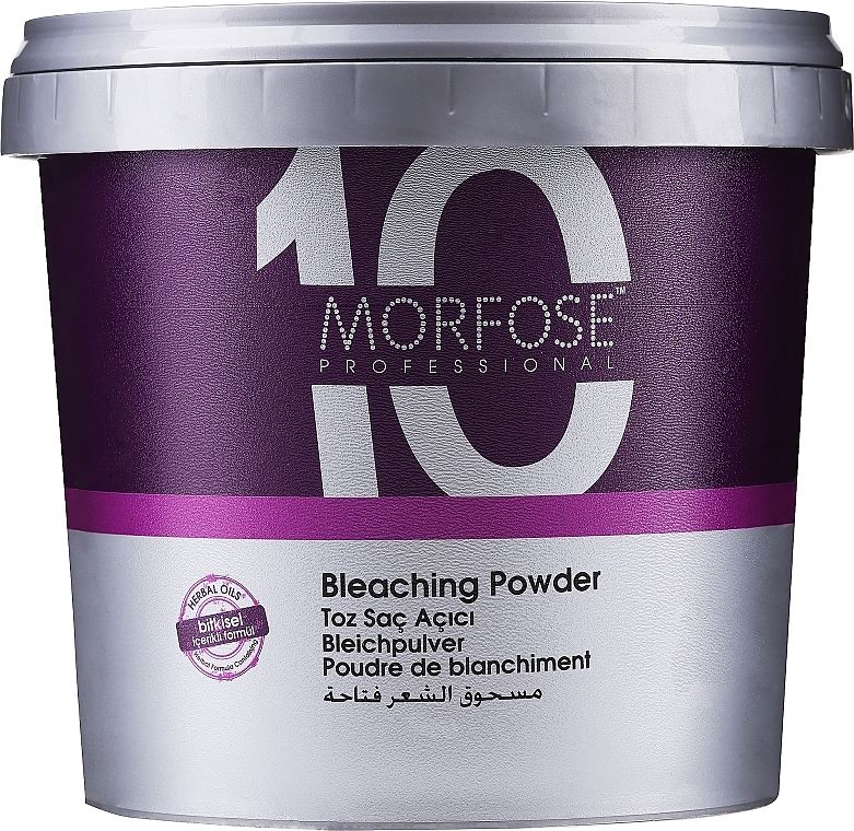 Hair Powder - Morfose 10 Bleaching Powder­ Blue — photo N1