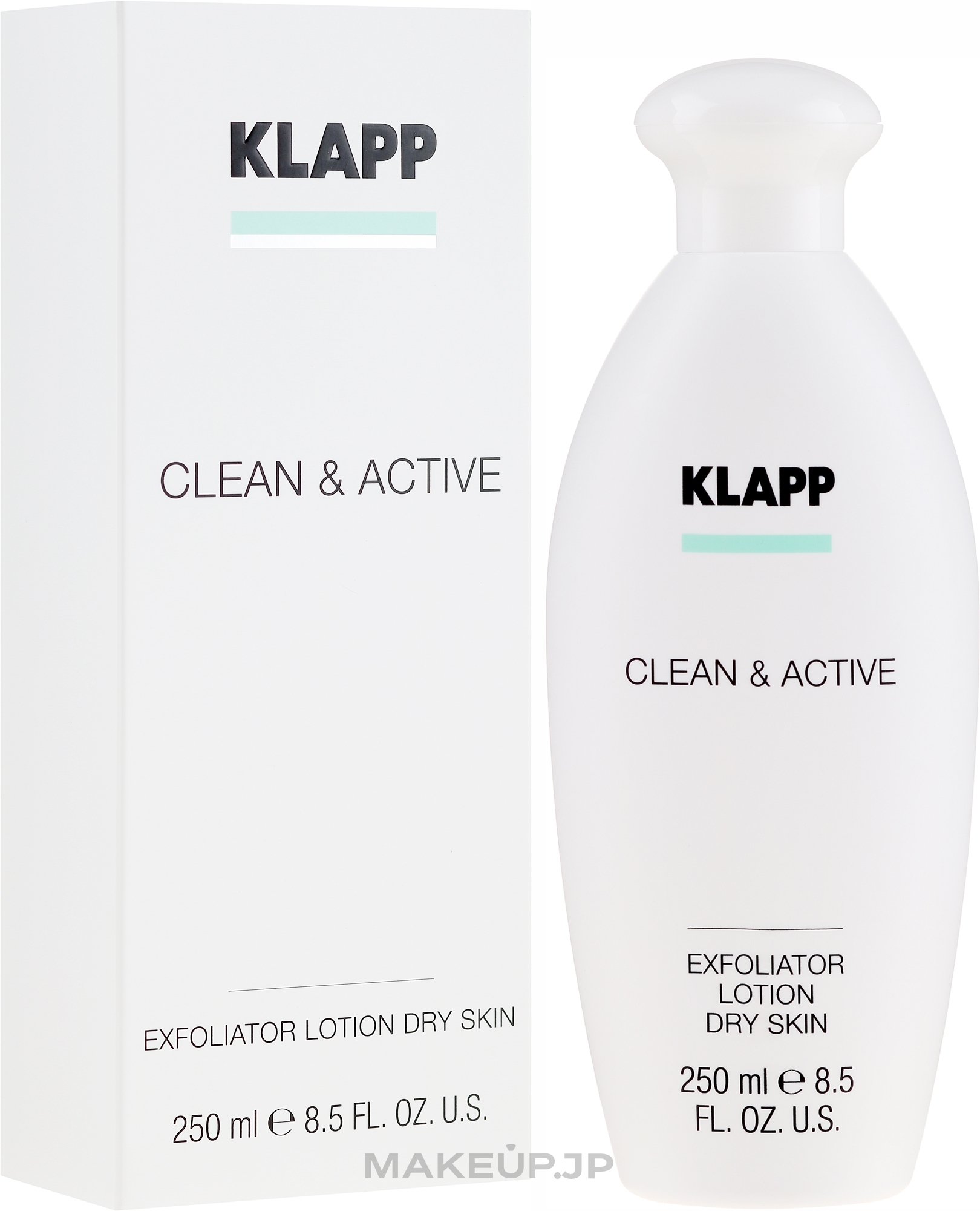 Dry Skin Exfoliator - Klapp Clean & Active Exfoliator Dry Skin — photo 250 ml